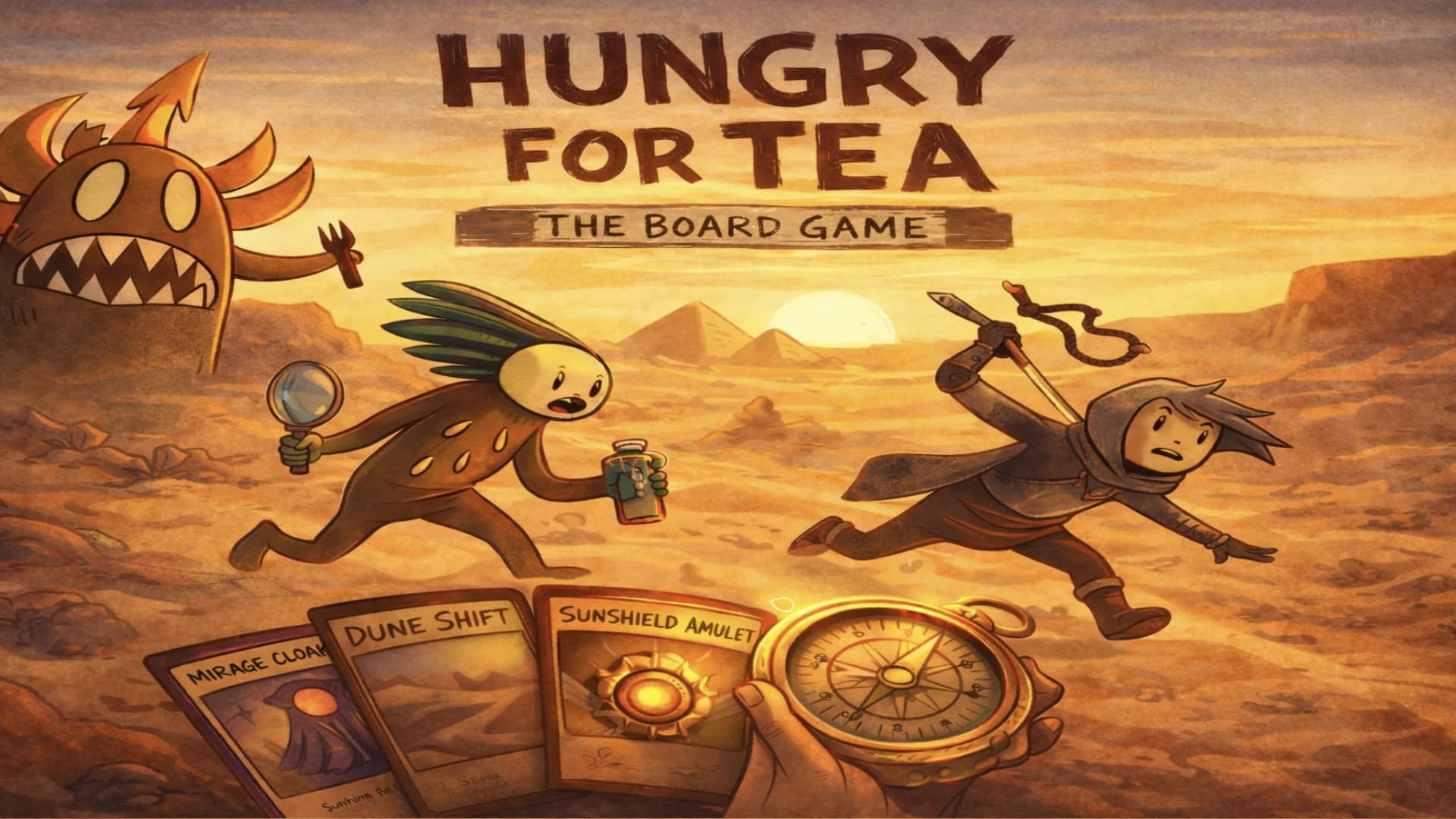 Hungry for Tea board game cover artwork