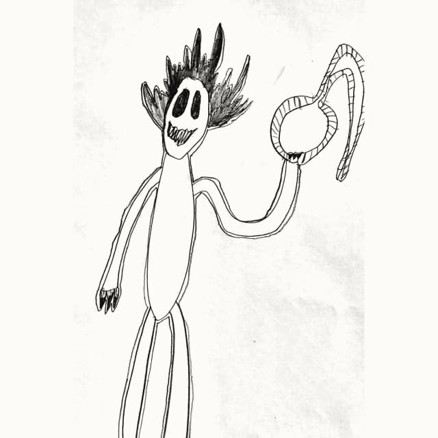 Rope Guy original drawing by Benjamin