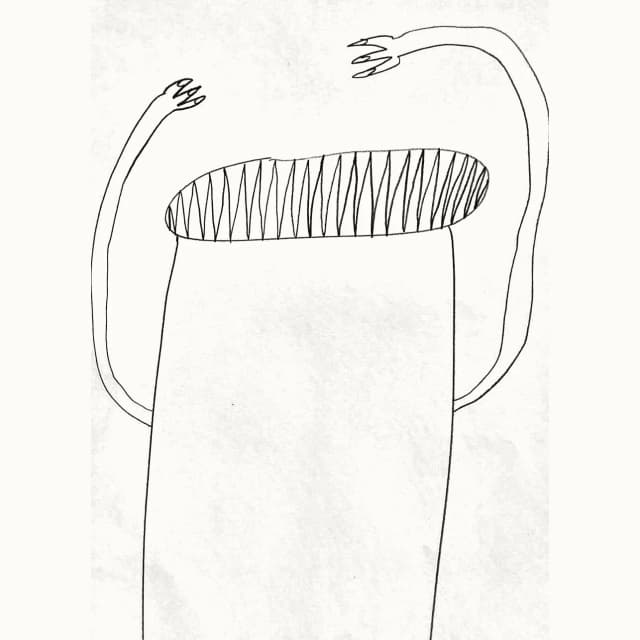 Thirsty original drawing by Benjamin