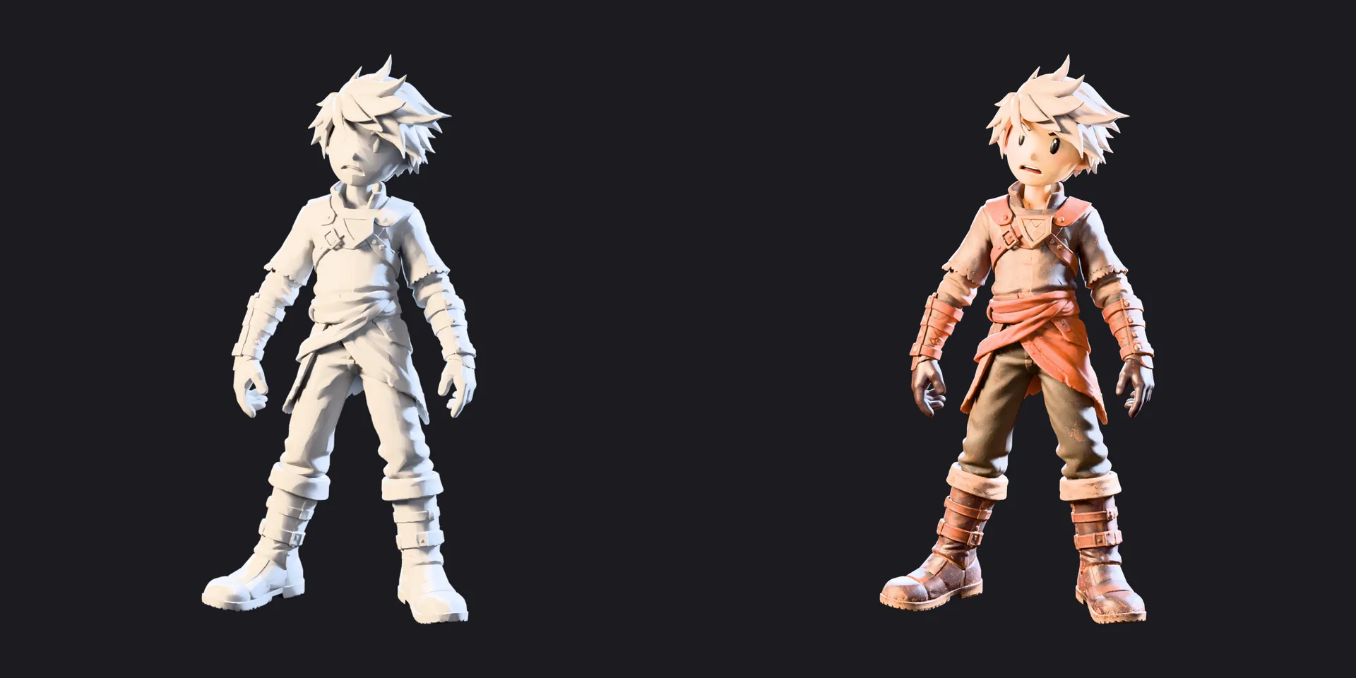 Hero 3D model