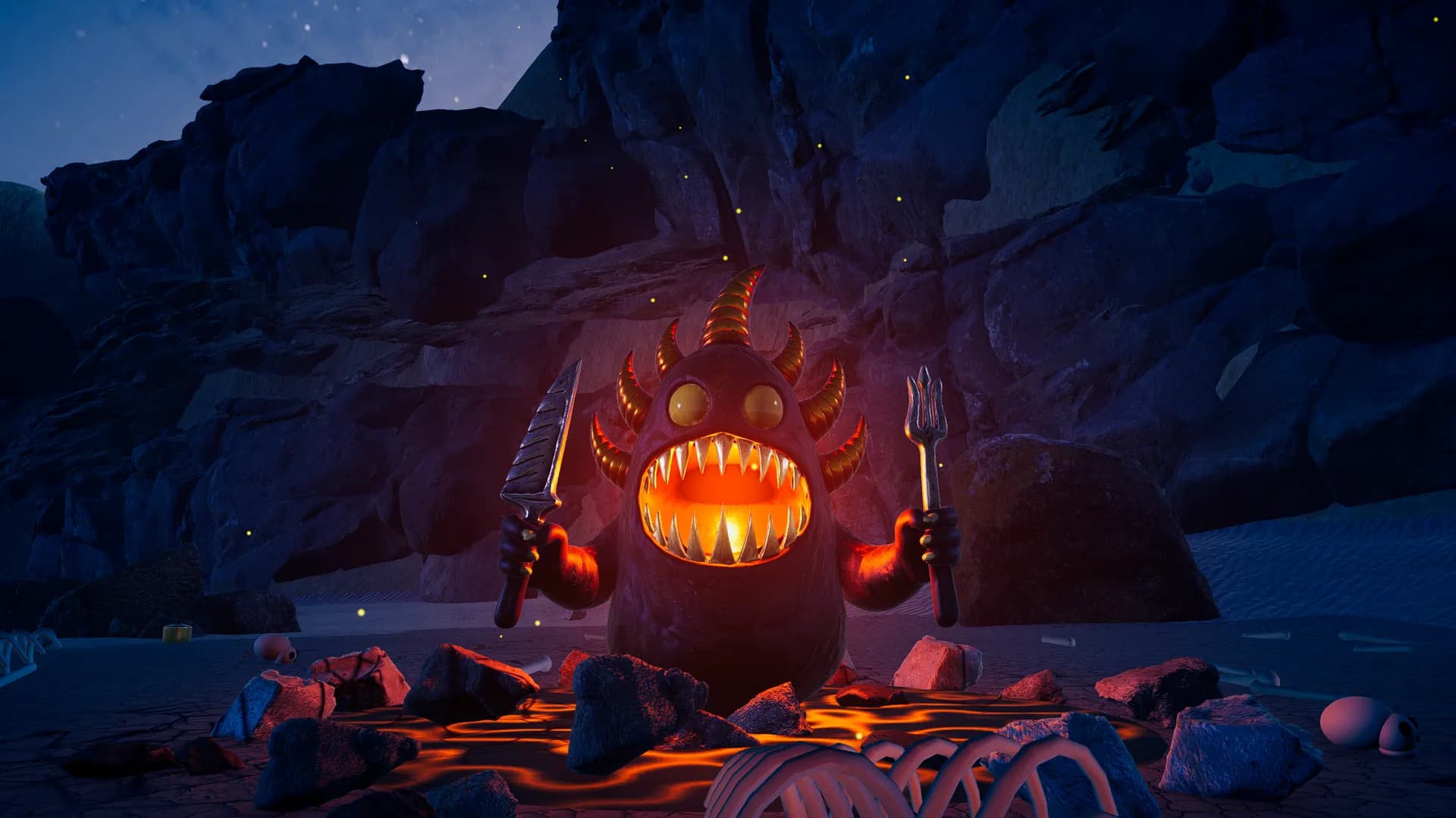 Hungry close-up from the game
