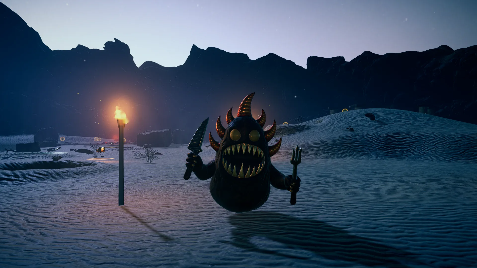 Hungry in the video game